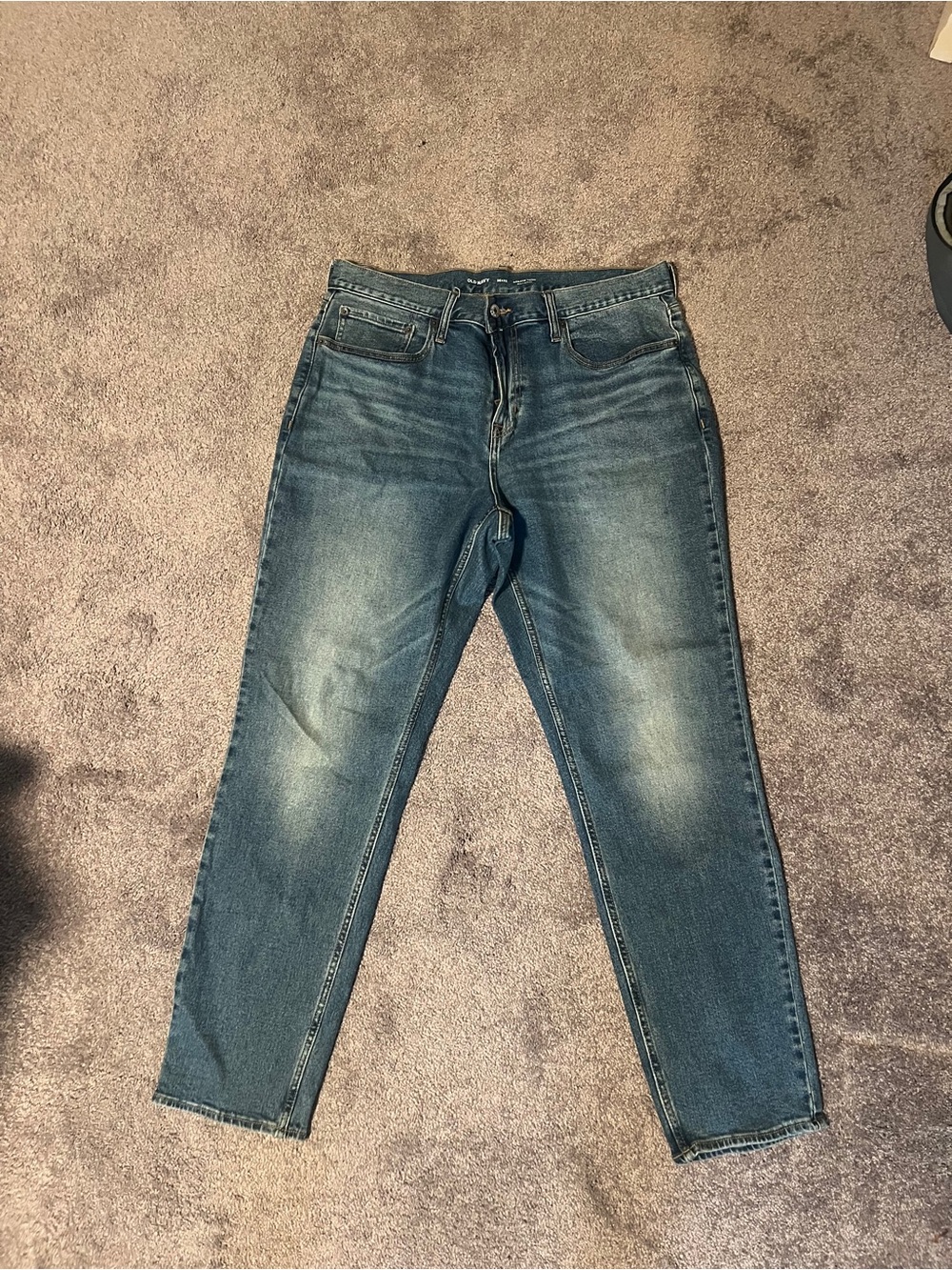 Old navy athletic taper jeans